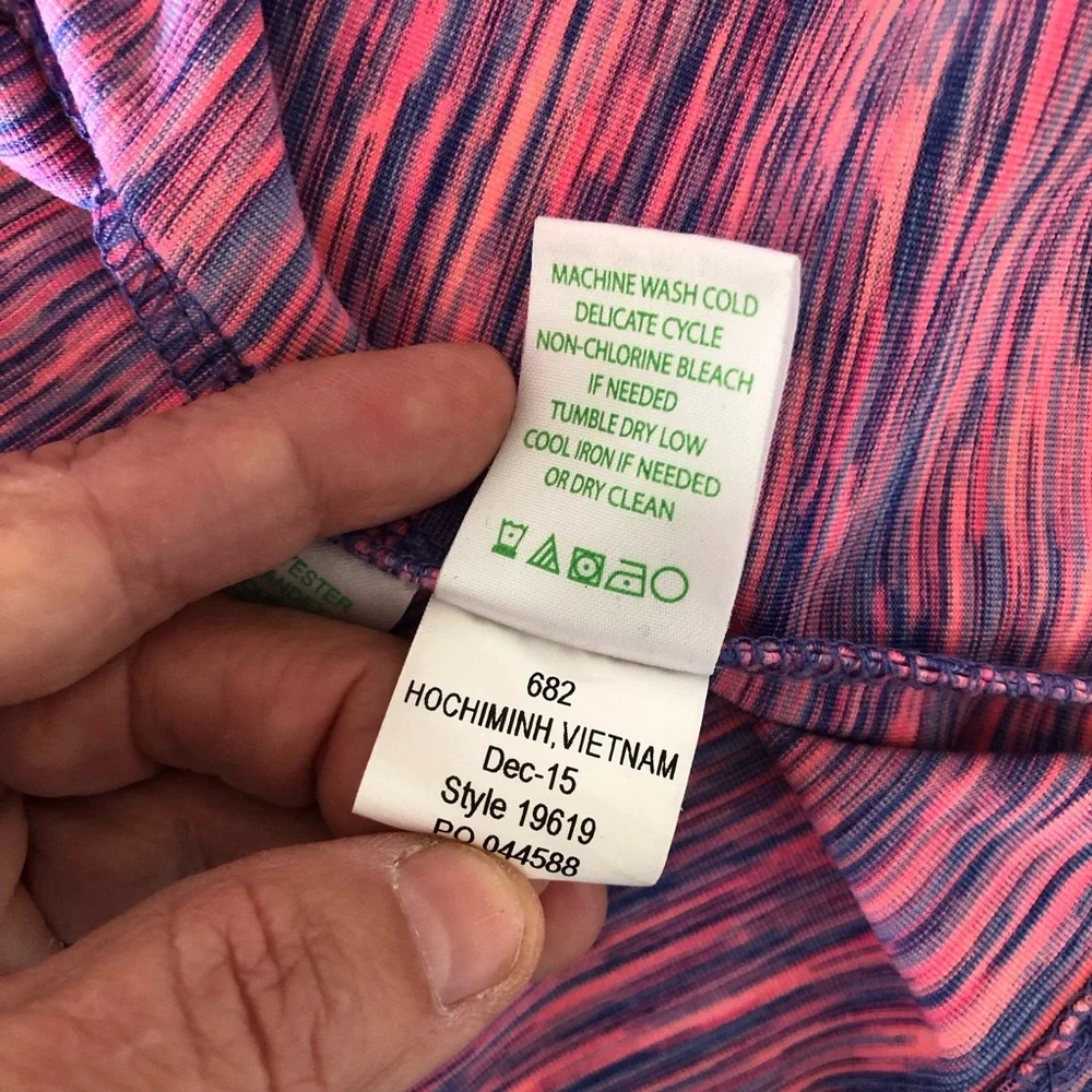 Lilly Pulitzer Cove Fit & Flare Pink Space Dye Women’s XS Mini Dress Sleeveless